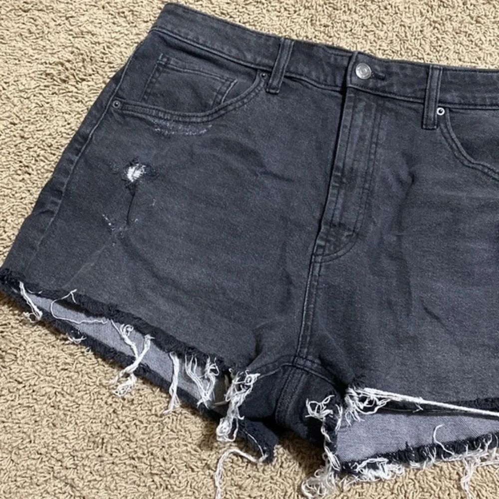 Wild Fable‎ Highest Rise Mom Shorts Black Size 14